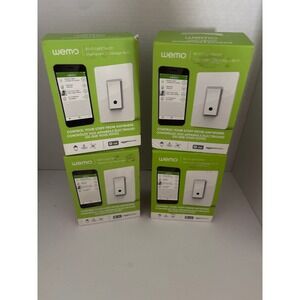 Belkin Wemo Wi-Fi Smart Light Switch - Control from Anywhere 4 Pack F7C030fc
